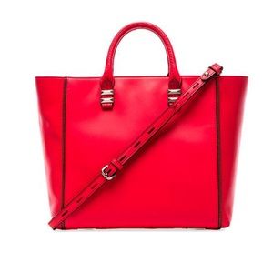 *Rare* Rebecca Minkoff Hot Red Mini Perry Tote